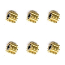6pcs Cutter Copper Gear CQ890-67091 Fits For HP DesignJet T125 T120 T100 T525 picture