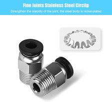 10PCS PC4-M10 PTFE Tube Connector Fittings, Bowden Coupler for 3D Printer picture