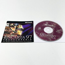 Microsoft Encarta 97 Encyclopedia Windows 95 Rare Sony VAIO CD-ROM Software 1997 picture