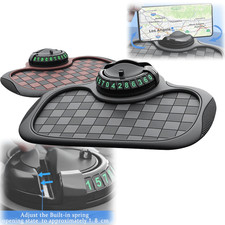 Multifunctional Car Anti-Slip Mat Rotatable Car Dashboard Pad Phone Holder Pad picture