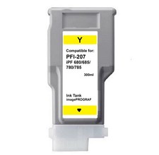 PFI-207 Yellow Ink Cartridge Fit Canon iPF680 IPF685 IPF780 IPF785 PFI207Y picture