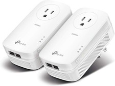 TP-Link TL-PA9020P KIT AV2000 Powerline Ethernet Adapter - WE PAY USA IMPORT FEE picture