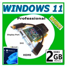 2GB✔️Windows 11 GAME Video Card ✔️ HDMI DVI Display Port✔️ NVIDIA PCI-E 2.0 x16 picture