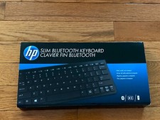 HP Bluetooth Keyboard Slim US SPS-HP Slim BT Black H4Q44AA#ABA Clavier Fin picture