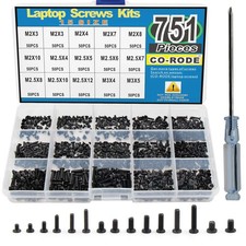 751PCS Laptop Notebook Computer Screws Kit Set with Screwdriver for IBM HP Dell picture