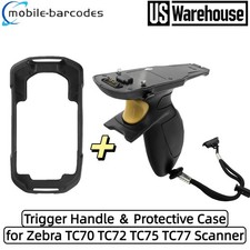 Trigger Handle w/ Protective Case for Zebra TC70 TC72 TC75 TC77 TRG-TC7X-SNP1-02 picture
