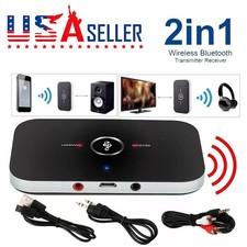 2in1 Bluetooth receiver and transmitter RCA to 3.5mm adapter for old speaker TV. picture
