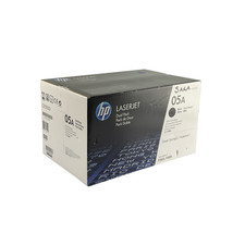 New OEM HP 05A Dual Pack Black LaserJet Toner Cartridges CE505D picture