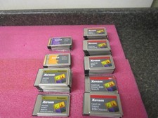 Qty (45) Vintage Xircom Ethernet Card PCMCIA PC Cards - Ethernet Modem picture