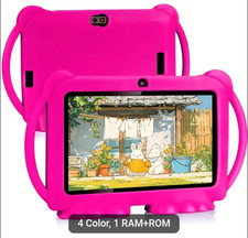 Android 7 inch Tablet with protective case pink/blue picture
