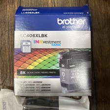 Brother LC406XL-BK + LC406 Genuine High-Yield Ink Cartridge - 2pc picture