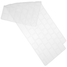 Durable Laptop Keyboard Cover White Silicone Protector Reusable Keyboard Skin picture
