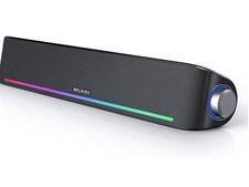 Hi-Fi Sound Quality Computer Sound Bar,Bluetooth 5.0 & 3.5mm Wired PC 4 Lighting picture