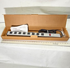 Wiremold, UL300BC, Power Strip 8 Outlets, 24