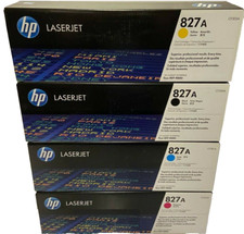 4 x original toner HP LaserJet Enterprise M880 Z MFP / 827A CF300A -CF303A original packaging picture