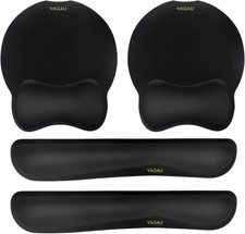 VAGAU Premium Keyboard Wrist Rest and Mouse Pad Wrist Support for 2 Pack picture