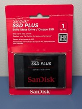 SanDisk 1TB SSD PLUS Solid State Drive Black NEW SEALED picture