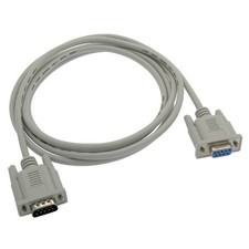 5 Pack of 10Ft DB9-M/F Null Modem Cable picture