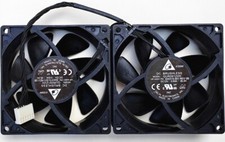 HP Workstation Z620 Z820 Z840 12VDC Dual Rear Fan Delta QUR0912VH HP 644315-001 picture