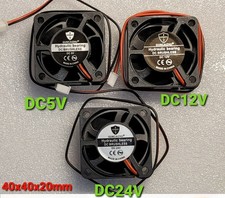 Mini 4020 DC Printer Cooling Fan 5V 12V 24V Brushless Bearing Cooler 40x40x20mm picture