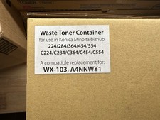 NEW Konica Minolta WX-103 Waste Toner Box For Bizhub C554,C454,C364,C284,C224 picture