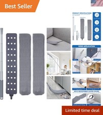 Washable Retractable Gap Duster with 60in Long Handle - Ideal for Appliances picture