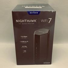 New NETGEAR Nighthawk BE9300 WiFi 7 Tri-Band Router BE9300-1AZPAS Black picture