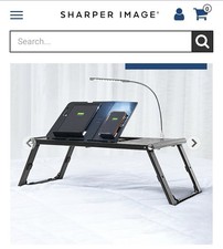 Sharper Image Laptop and Tablet Tray with Built-In Charger picture