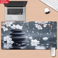 1pc Parzand Large XXL Zen Stone Desk Pad Suitable for Office & Gaming, Non-Sli picture