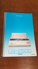 Vintage 1987 Epson LQ-2500 Manual picture