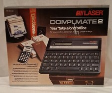 Vintage 1988 LASER Compumate  2 - Your Take Along Office picture