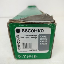 *Imperfect Box* Lexmark 86C0HK0 Black Toner Cartridge picture
