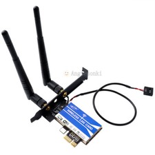 intel Band Dual 802.11ac 433M + BT 4.0 PCI-E 1X WIRELESS Desktop WIFI WLAN CARD picture