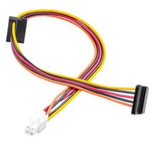 HP Z600 Workstation–4Pin White Square Plug to Dual Black SATA 15Pin picture