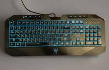 ACER Predator Gaming Wired Keyboard Model SK-9627 Black With Blue Illumination picture