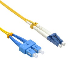 1.5m LC/UPC-SC/UPC Singlemode Duplex OFNR 2.0mm Fiber Optic Patch Cable picture