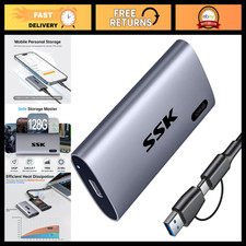 128GB Portable SSD External Hard Drive - High-Speed Solid State Drive 550MB/s picture