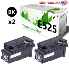 2PK Compatible E525 Toner Cartridge used for Dell E525W Printer picture