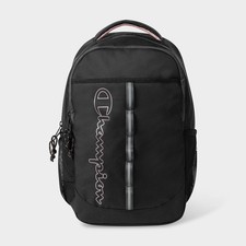 Champion Center Backpack - Black/Pink picture