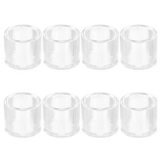 8Pcs Clear Pipe End Cap Fitting, 14mm ID PC Pipe Plug Adapter picture