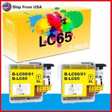 2PK LC-65 LC65 XL Ink Cartridge 65XL for MFC J615W J630W Printer picture