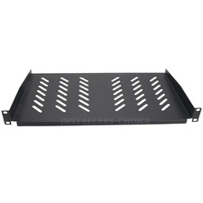 2-Pack Vented Server Shelf 1U Rack Mount 19