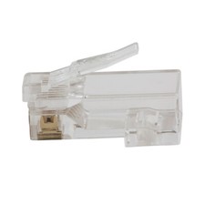 Klein Tools VDV826-762 Pass-Thru™ Modular Data Plugs, CAT5e, 200-Pack picture