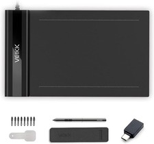 VEIKK S640 Drawing Tablet, 6x4 Inch Digital 6×4 inch Active Area, black picture