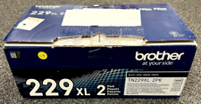 Brother Genuine TN229 XL 2PK High-Yield Toner Cartridge Black (one sealed) picture