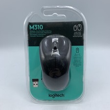 Logitech - M310 Wireless Optical Ambidextrous Mouse - Black - Brand New SEALED picture