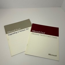 Microsoft Excel Upgrading to 3.0 & Database Access User's Guide picture