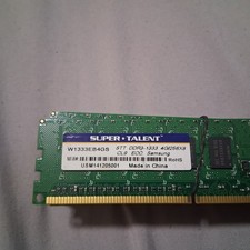 LOT OF 8 SUPER TALENT W1333EB4GS 4GB CL9) PC3-10600 DDR3-1333 Micron RAM picture