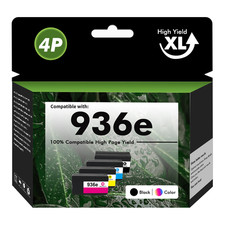 4PK 936e Ink Cartridges Compatible With HP 936XL OfficeJet Pro 9125e 9135e 9730e picture