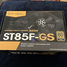 SilverStone Strider Gold S ST85F-GS 850W 80+ Gold Modular PSU No Cables Untested picture